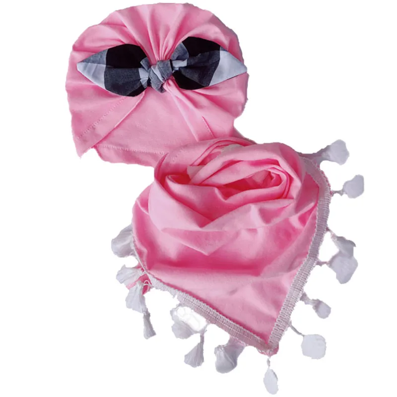 Новинка Сезон осень зима Вязаные крючком Детские шапочки Шапка с треугольным