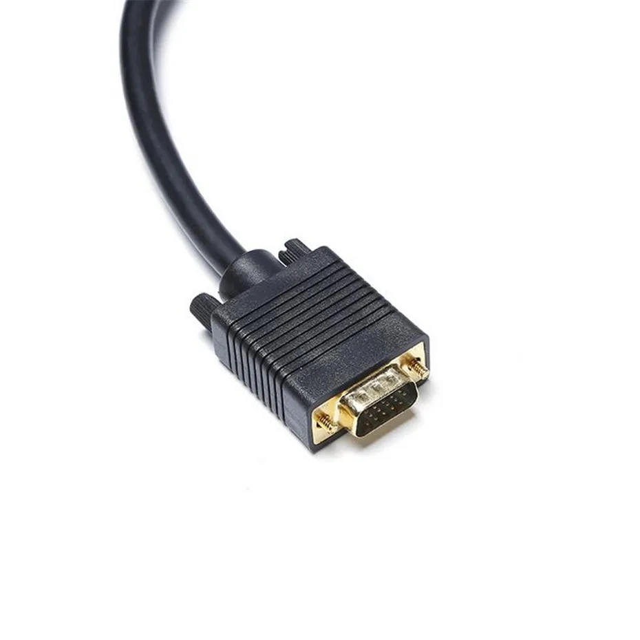 Кабель DVI Male VGA Male/Female кабель для подключения к 24 + 5 поворотов провод видеосъемки с