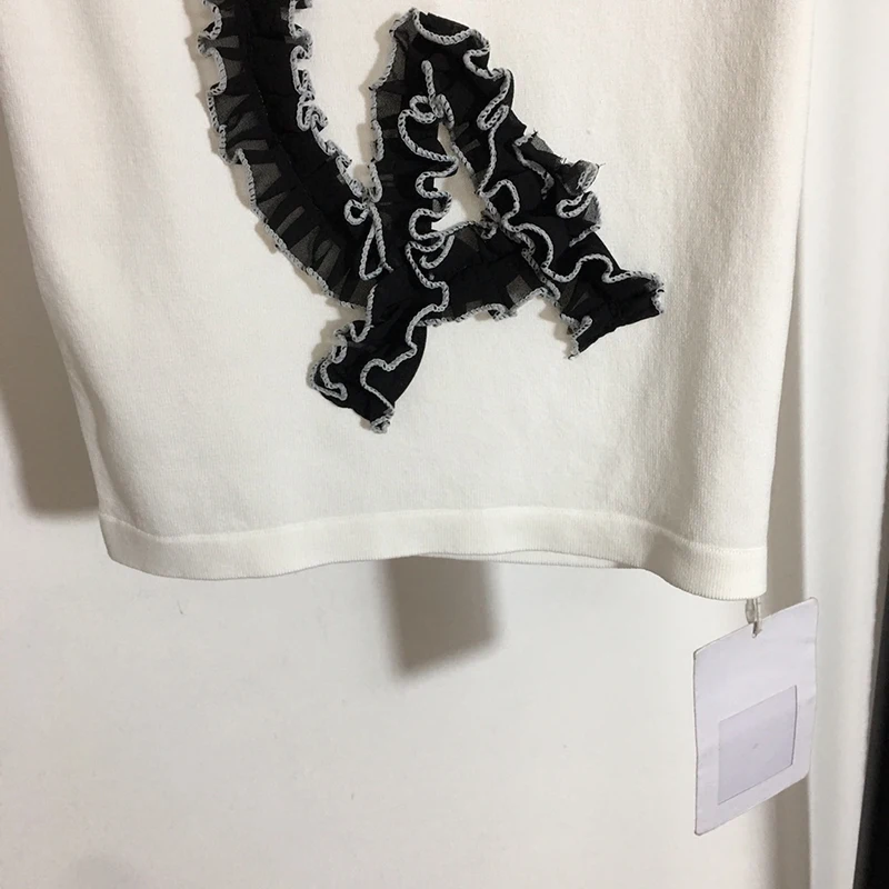 

2021 summer new fashion luxury designer Tops for women 3D Lace design Slim Fit sexy Knitted crop tops tank top sexy blouse S-L
