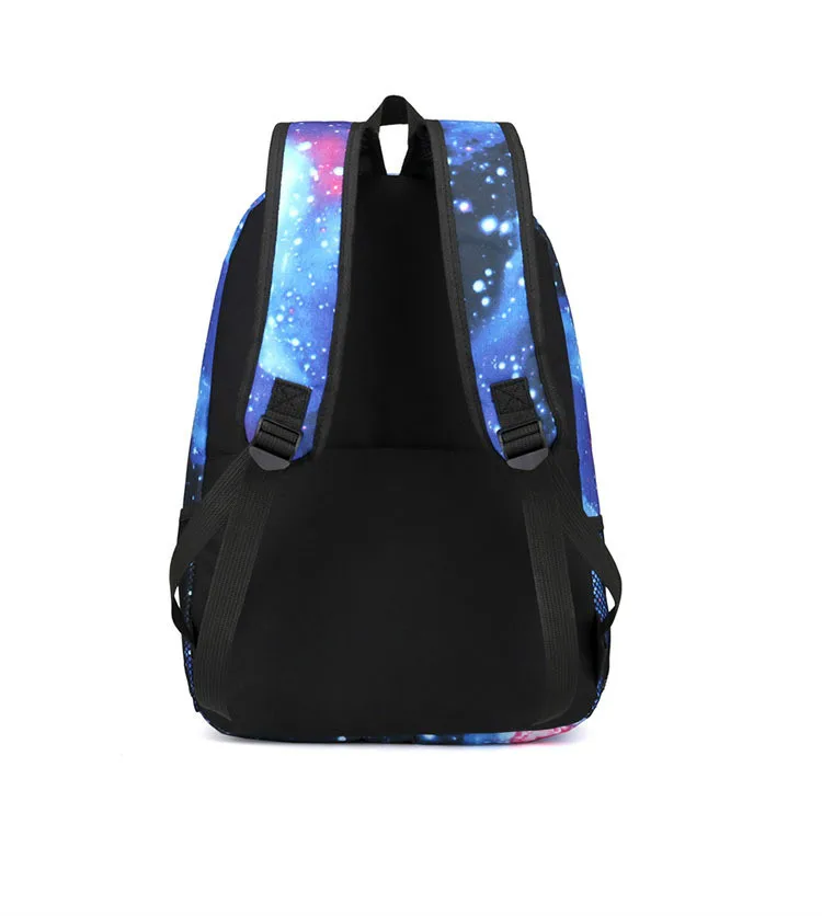 Однотонные модные рюкзаки из ткани Оксфорд с изображением звезд блестящие