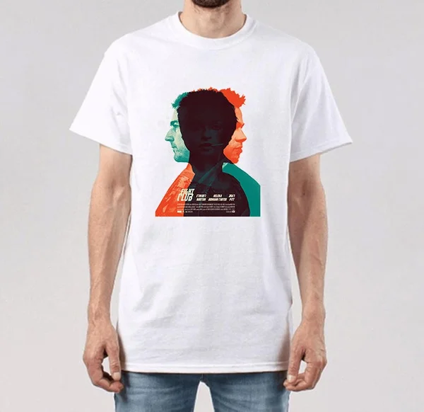 

Fight Club Men's T-shirt summer Cotton Short Sleeve Fashionable personality Streetwear