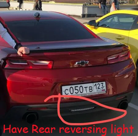 have reverse light Год задний фонарь для Chevrolet Camaro задние фары автомобильные аксессуары светодиодный DRL Taillamp Для Camaro противотуманные фары - Цвет: have reverse light