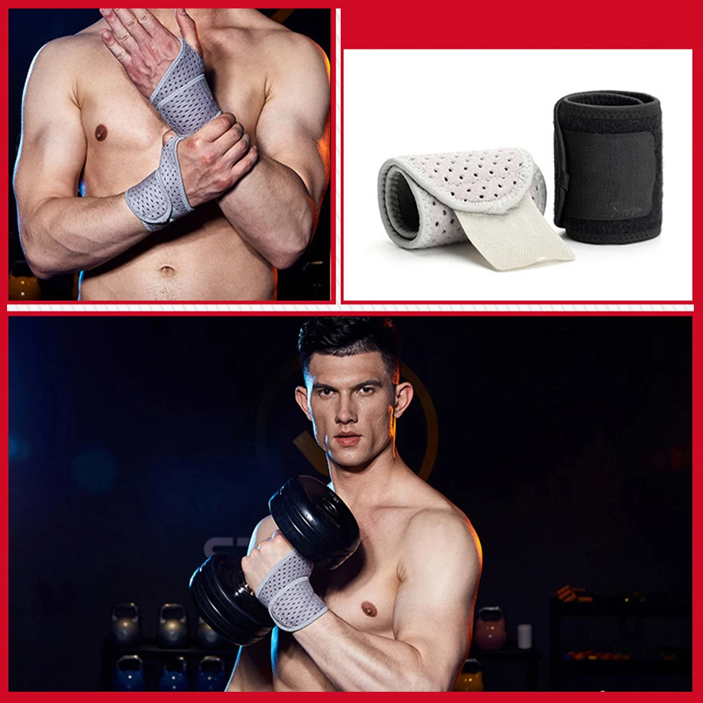 

1Pcs Anti-Slip Wrist Wristbands Fitness Elastic Gym Training Sports Wristband Bodybuilding Weight Lifting Support Wrist Brace