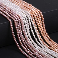 natural freshwater cultured pearls beads potato shape 100 natural pearls for jewelry making diy bracelet necklace size 3 3 5mm