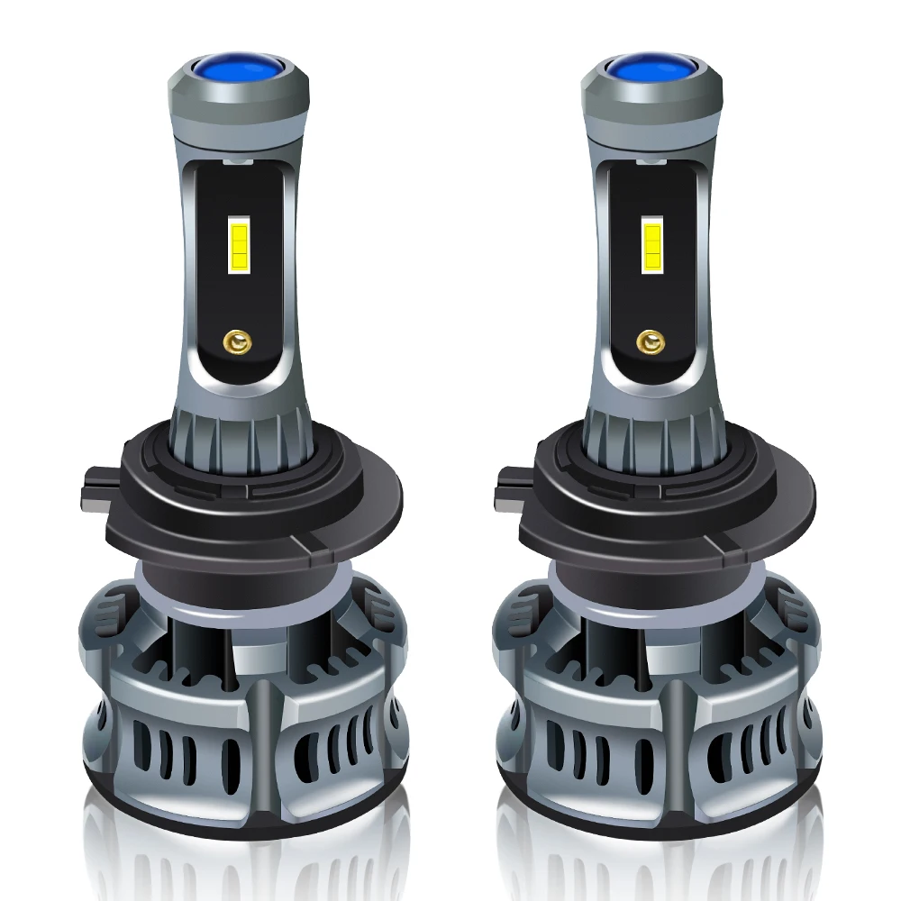 MDATT последние фары csp лампы h11 h4 h7 9005/9006led автомобильные аксессуары фары лампы 100W 12000lm