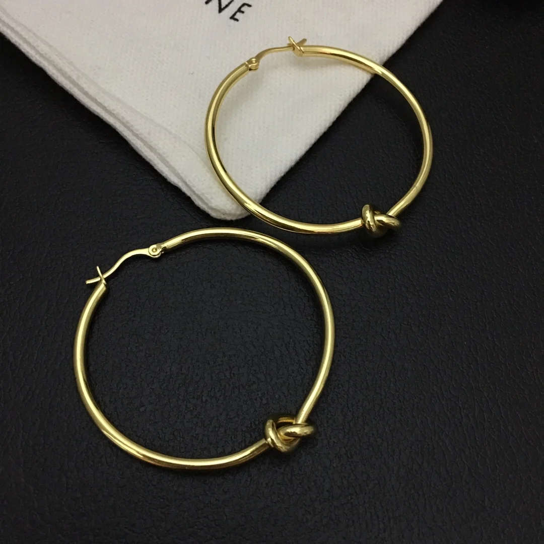 

French street fashion personality big ear hoop earrings