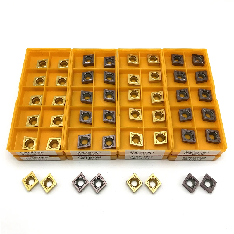 

CCMT09T304 CCMT09T308 Carbide Inserts Internal Turning Tools CNC lathe tools high quality Turning insert Cutting tools