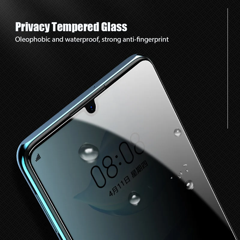 privacy screen protector glass for huawei p40 lite e 5g mate 10 20 30 protective glass on p smart 2020 2021 s z p30 p20 pro 2019 free global shipping