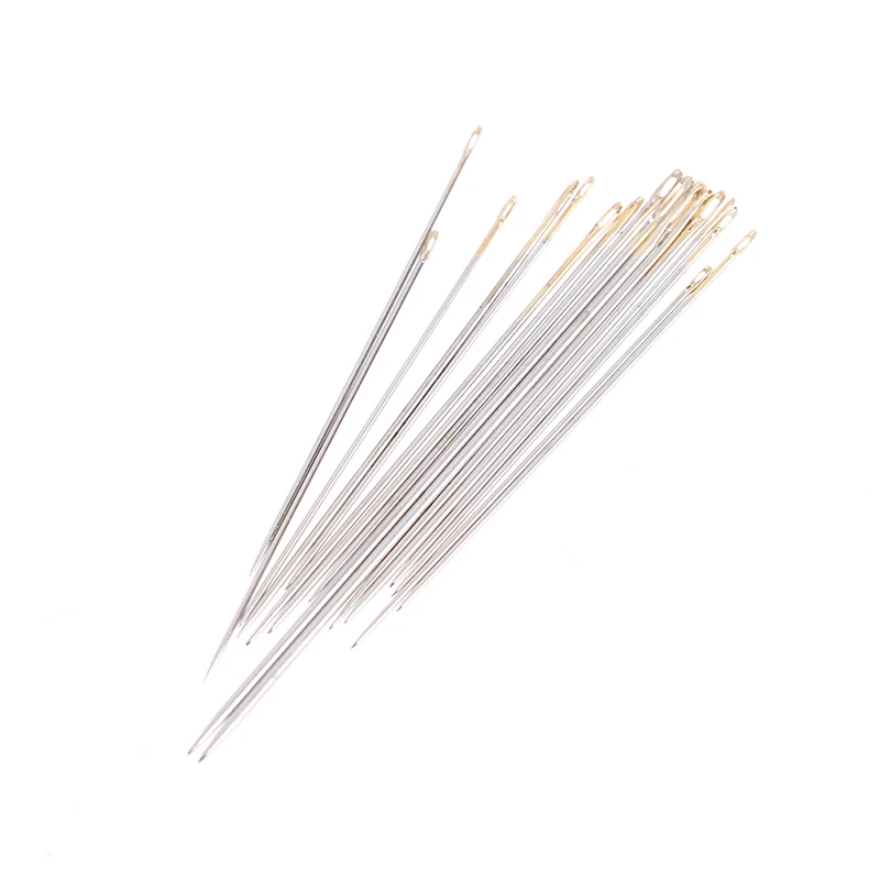 

16Pcs/set DIY Gold Eye Needle Large Leather Hand Sewing Needles Embroidery Tapestry Sewing Accessories