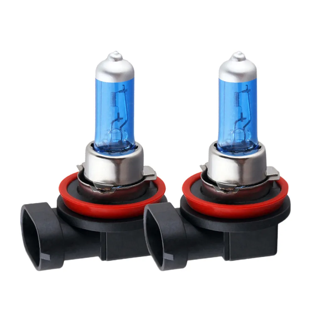 ɲpcs яркий H11 100W 12V 6000K ксенона Галогенные Лампы головного светильник белый лампы