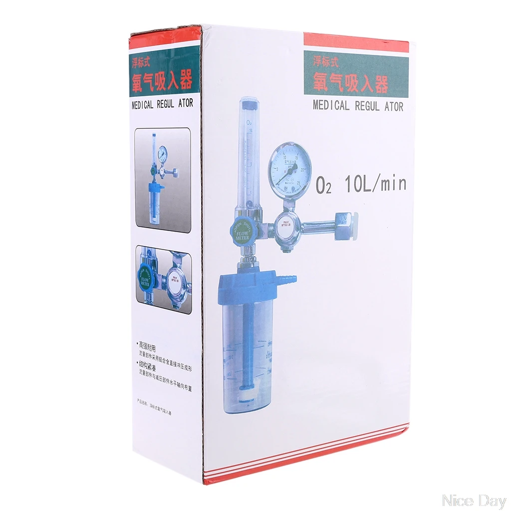 

YQ-01/YQ-02 CGA540 G5/8 Oxygen Pressure Regulator O2 Pressure Reducer Gauge Meter Flow Gauge Gas Regulator M28 20 Dropship