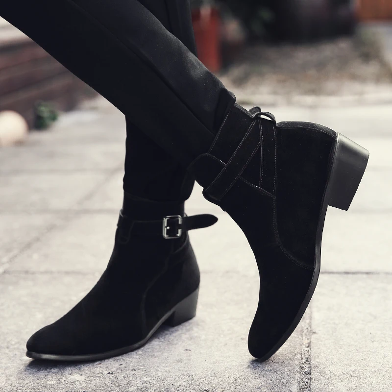 Мужские демисезонные зимние ботинки челси на молнии мужские супер крутые