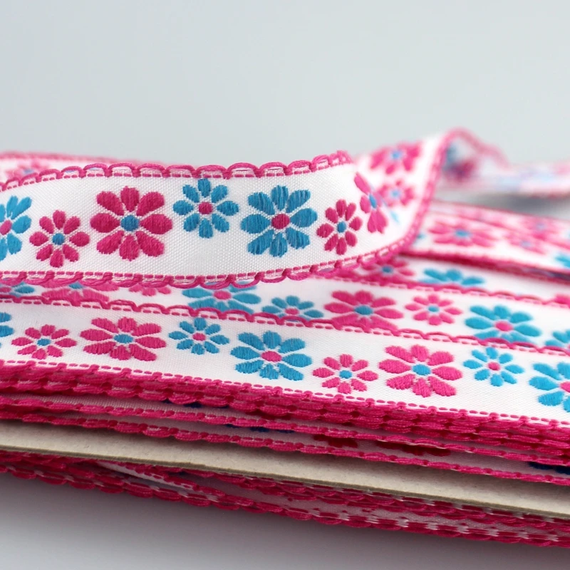 Ethnic lace Polyester cotton ribbon embroidered jacquard trim webbing embellishments for sewing 3yards/lot Width 2CM | Дом и сад