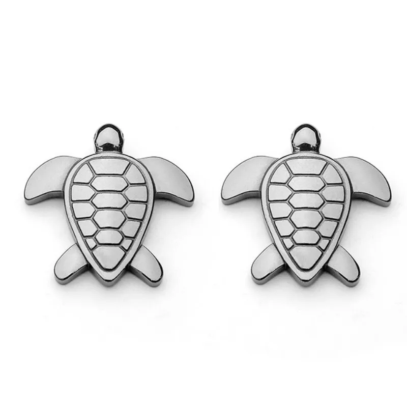 Черный желчный камень Немагнитный кулон в форме Черепахи гематит черепаха DIY