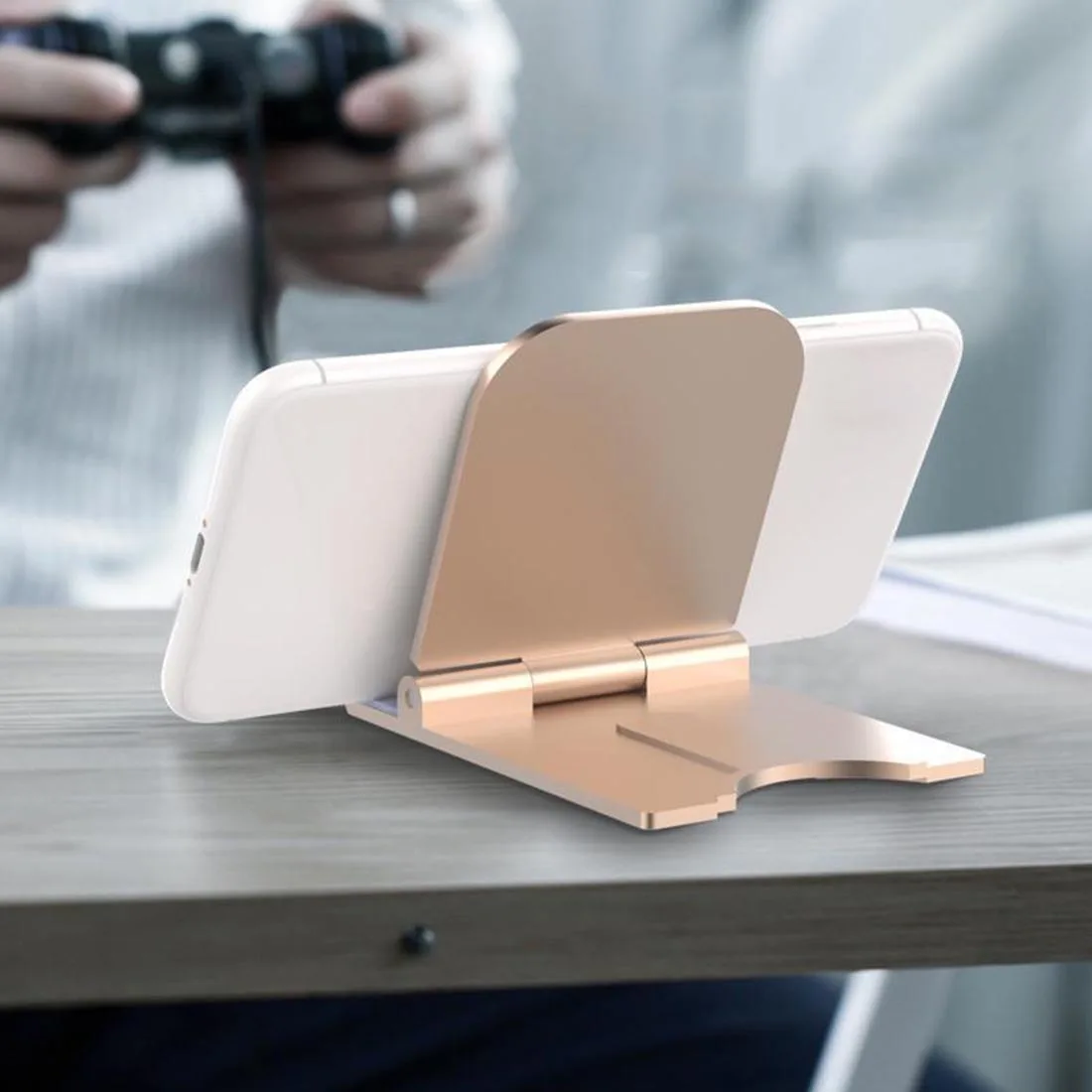 portable phone stand adjustable foldable tablet mount desktop phone holder cradle dock for iphone 11 pro xs max xr support desk free global shipping