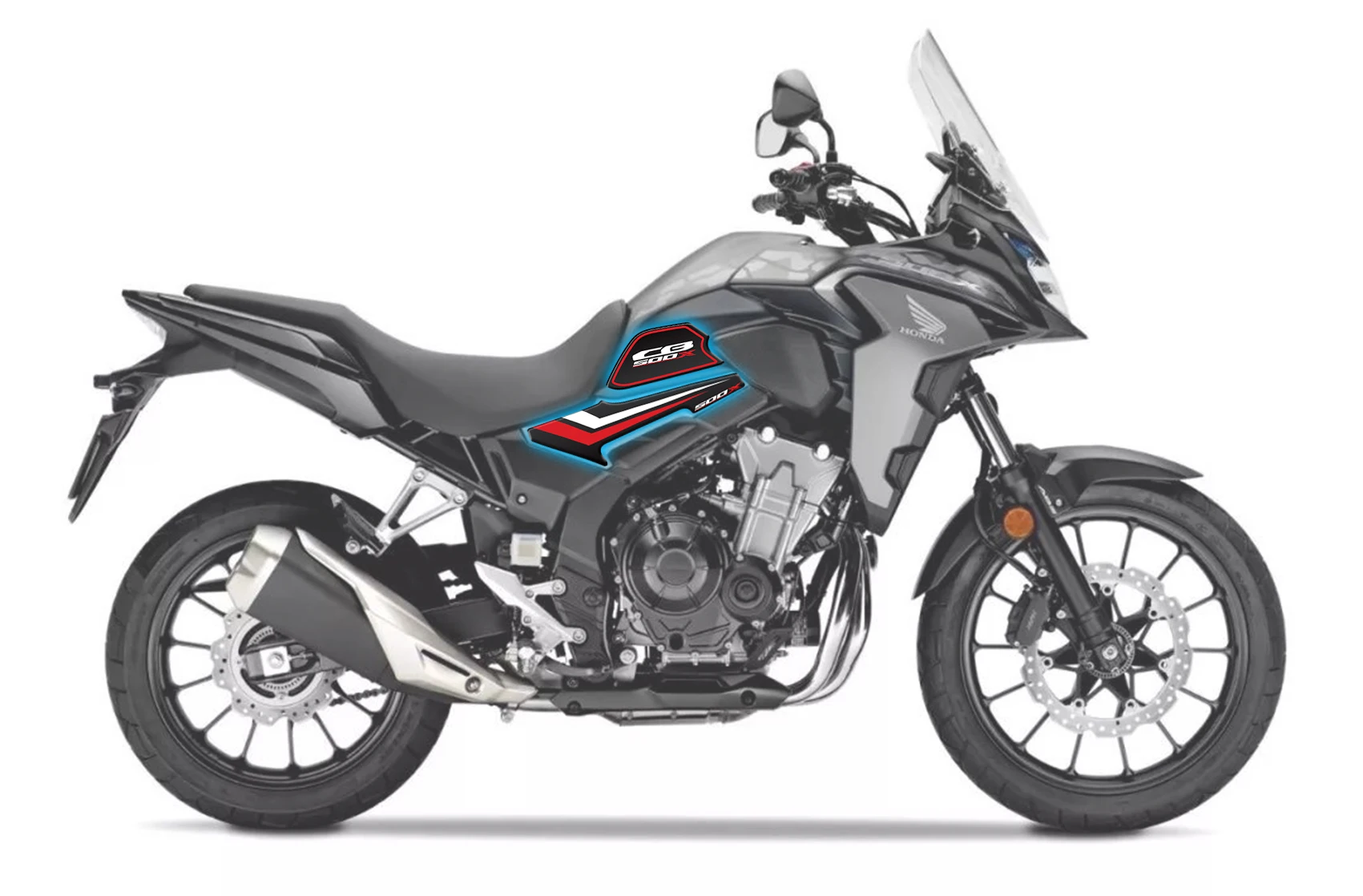 Мотоциклетная 3D наклейка из углеродного волокна с эмблемой защитная накладка на