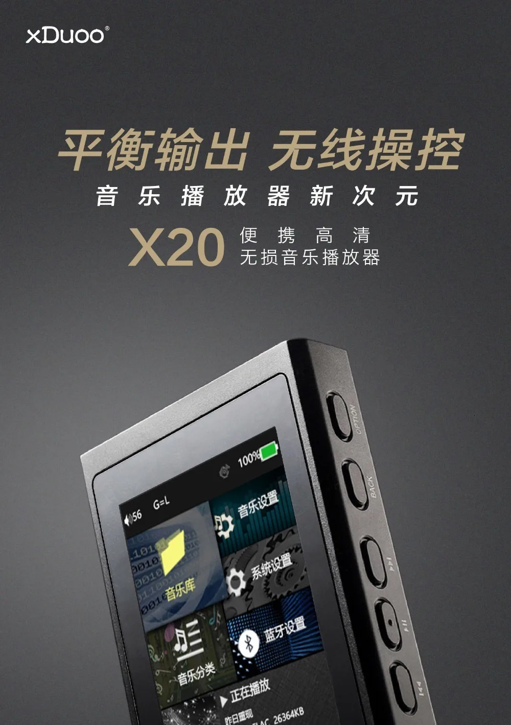 Новейший xDuoo X20 музыкальный плеер без потерь Профессиональный HiFi DSD Bluetooth 4,0 Mp3 плеер DAP поддержка Apt-X xDuoo X3 X10 X10T