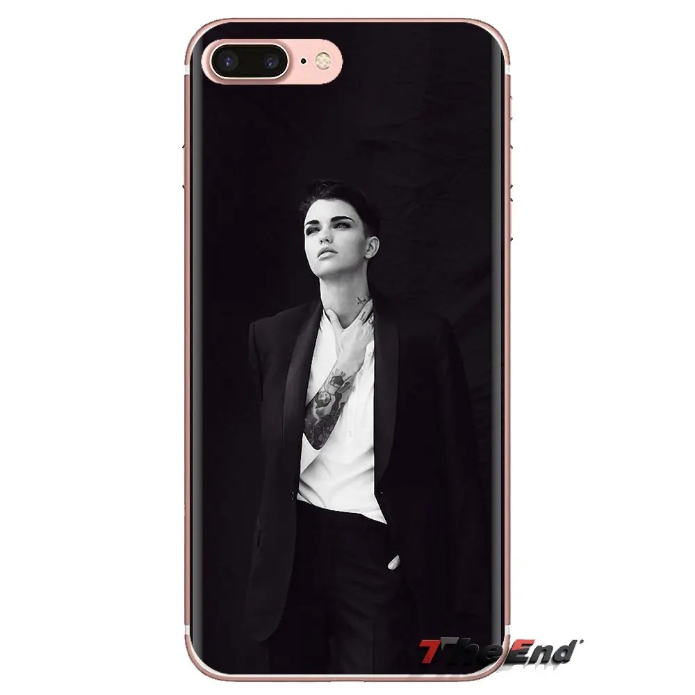 Australian star Ruby Rose Transparent TPU Cover Bag For Xiaomi Mi6 Mi 6 A1 Max Mix 2 5X 6X Redmi Note 5 5A 4X 4A A4 4 3 Plus Pro |