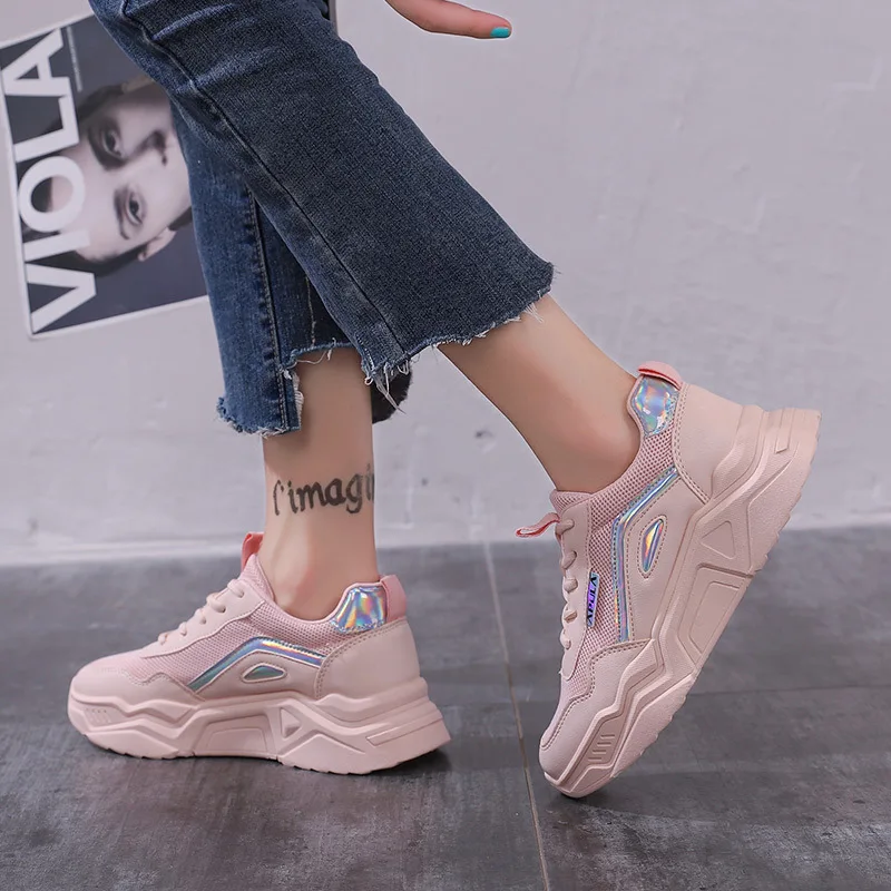 Модная женская обувь SHOFORT 2020 весенние повседневные кроссовки спортивная Zapatos Mujer