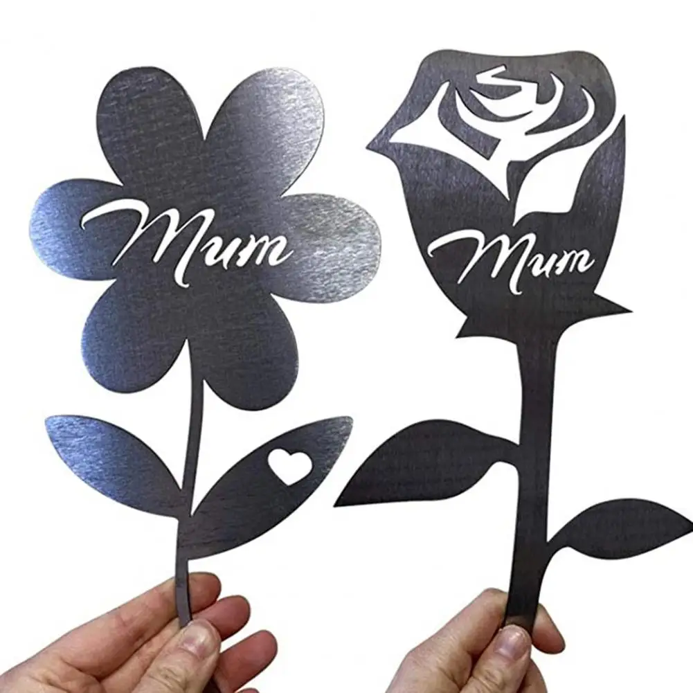 Цветок Скульптура нежный декоративное чугунное для мам и дочек металлические