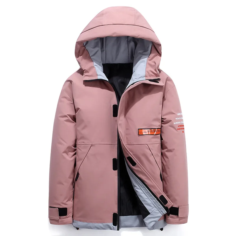 Зимняя Толстая Теплая мужская камуфляжная водонепроницаемая куртка пуховик с