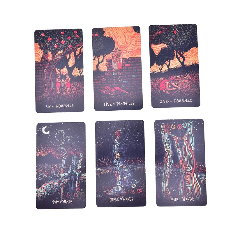 Новинка 2019 английская колода карты Таро Сделай Сам серебряное покрытие Призма