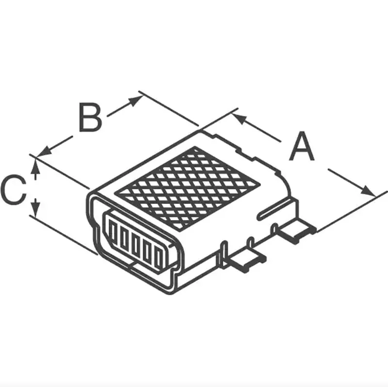

5pcs/Lot 0675031020 CONN RCPT USB2.0 MINI B SMD R/A 67503-1020 OTG Receptacle Connector 5 Position Surface Mount, Right Angle