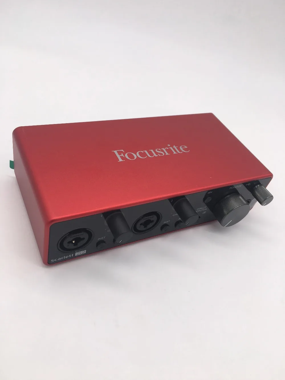 Обновленный Focusrite Scarlett 2i2 3-го поколения Профессиональный записывающий аудио интерфейс USB 2,0 Звуковая карта с предусилитель микрофона