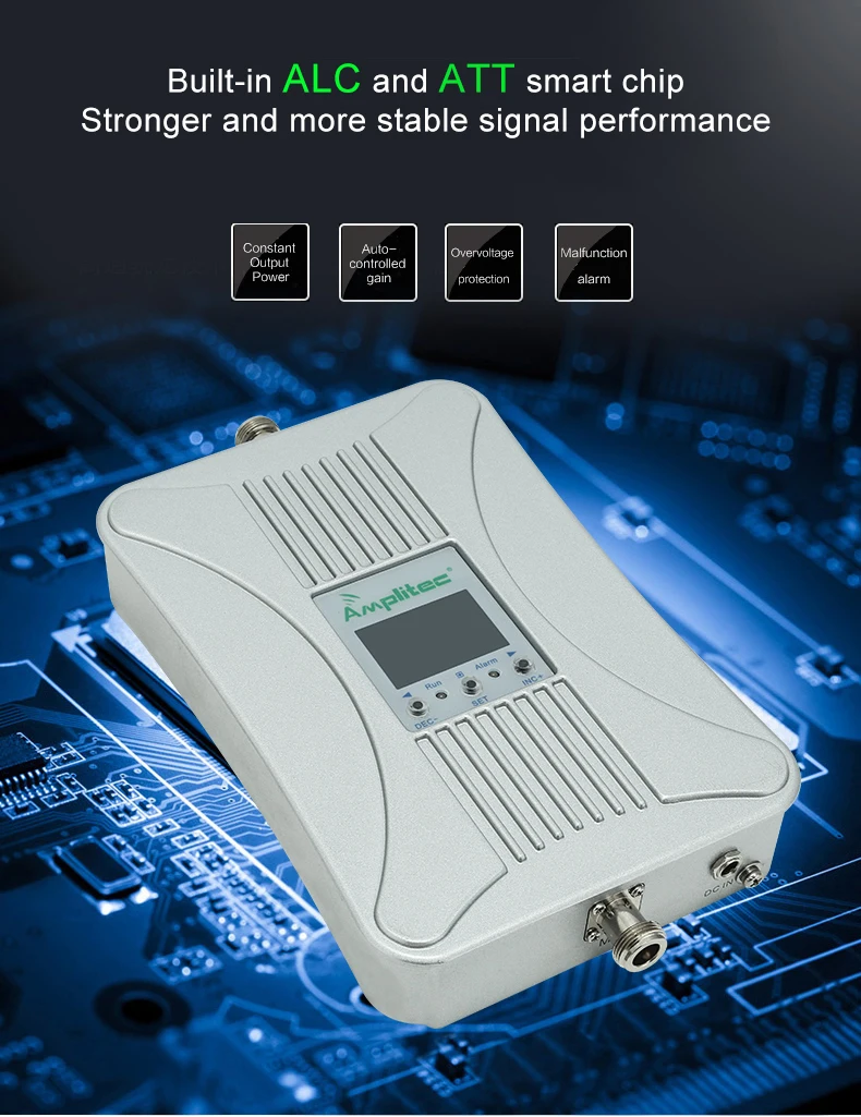 Amplitec Band B2 B5 850/1900MHz Ретранслятор 2G 3G 4G усилитель сигнала для дома двухдиапазонный