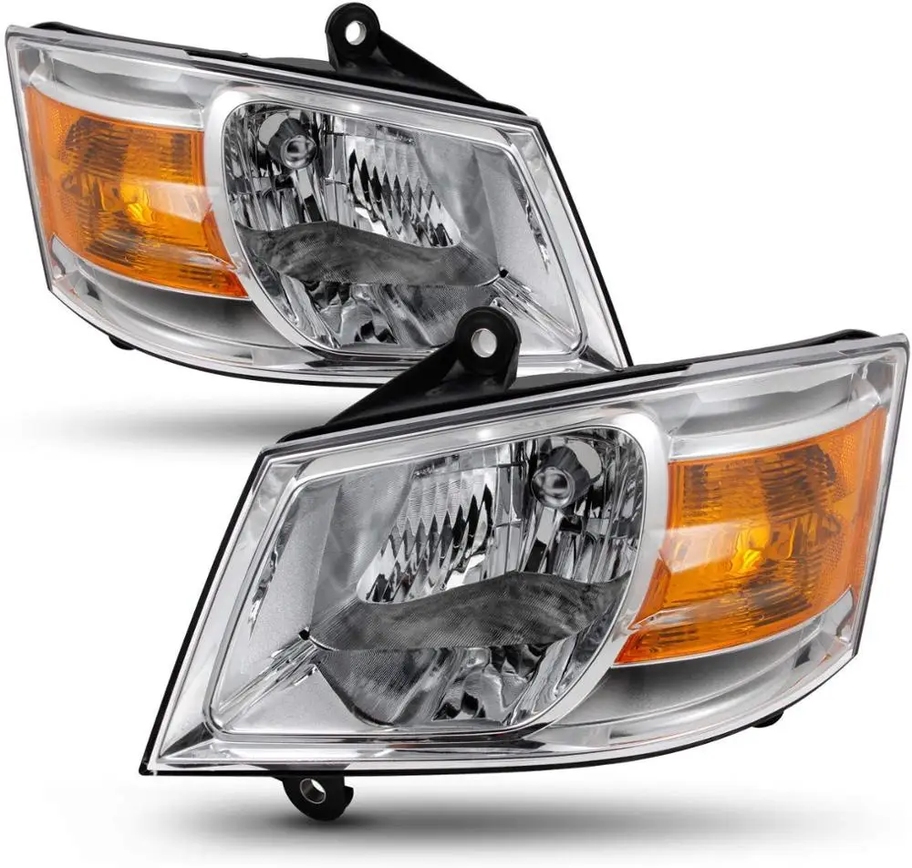 Sulinso для 08-10 Dodge Grand Caravan Замена хромированная рамка фары