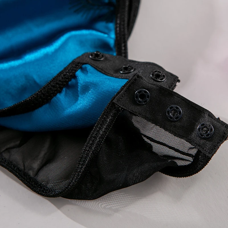 

Womens Personality Metal Ring Lingerie Hollow Mesh Yarn Stitching Sleeping Dress Female Sexy Bodysuit Erotic Nightclothes