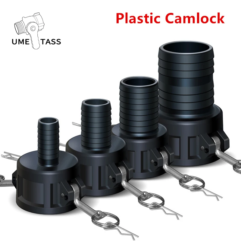 Высококачественный плотный пластиковый Camlock для 1-дюймового 2-дюймового шланга IBC, фитинги для резервуара для воды, соединитель резервуара для воды - изображение