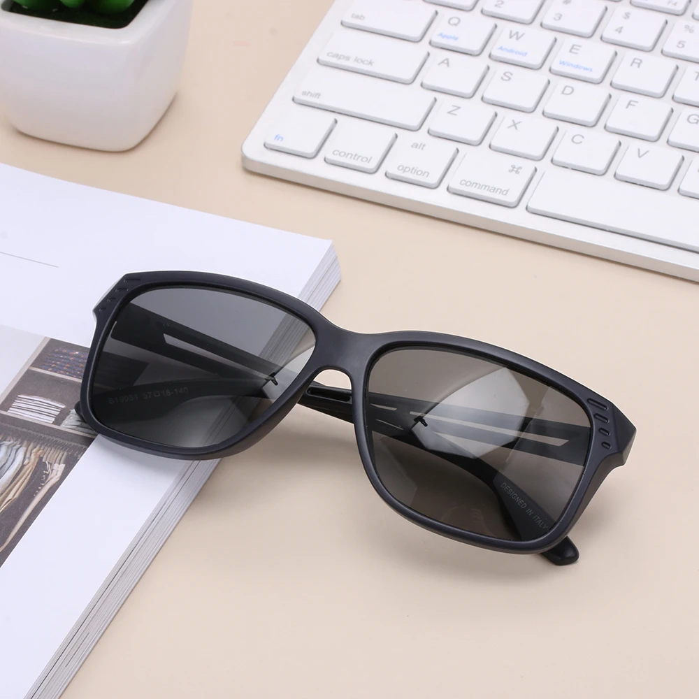 Мужские дорожные солнцезащитные очки UV400 поляризационные модные солнечные в