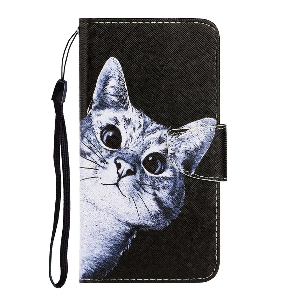 Fundas кожаный чехол для телефона для Apple iPhone 11 Pro XR X XS Max 8 7 6 6S Plus Бумажник Флип Coque сумка Capa D09F