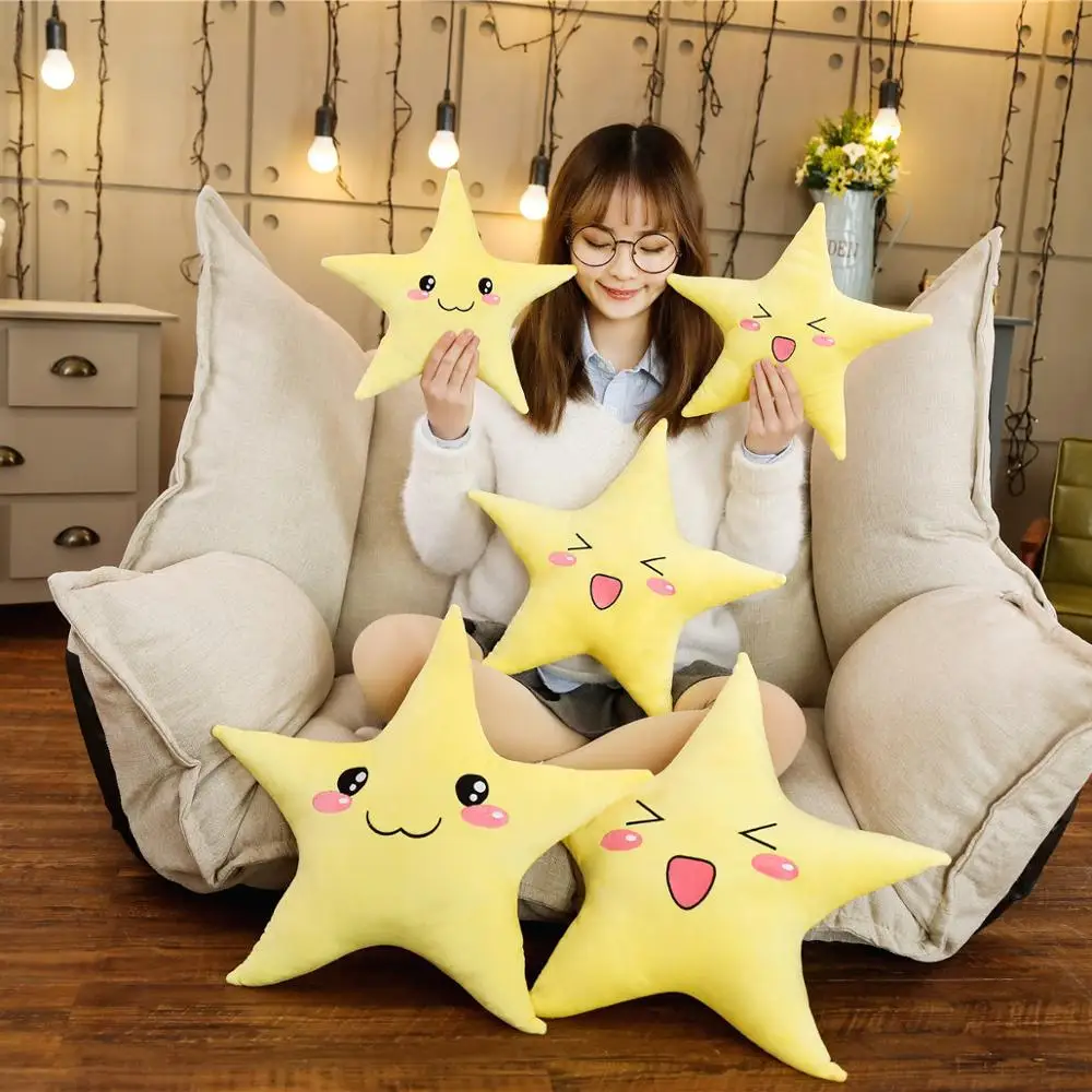 

Dropshipping New Arrival Soft Toy Cute Star Pillow Plush Toy Plushy Animal Dolls for Kids Girls Children