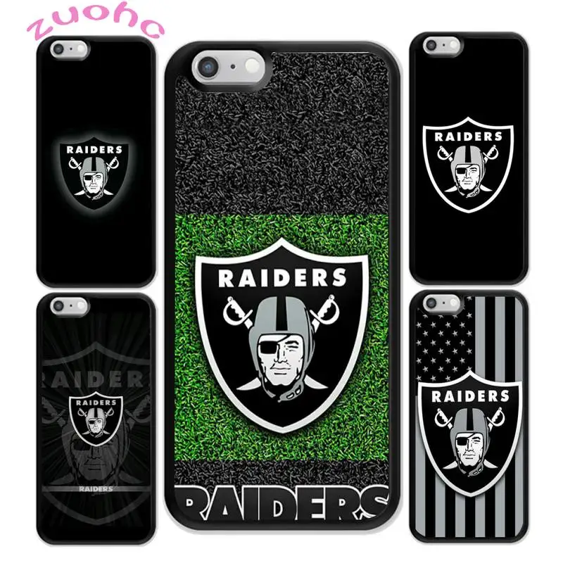 

Oakland Raiders Phone Case Plexiglass TPU For Iphone 12 11 Pro Max MAX X XR XS SE 2020 6S 7 8 Plus Case