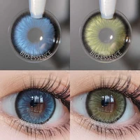 Bio-essence Pair Color Contact Lenses for Eyes Natural Brown Lenses Beauty Fashion Monet lense Blue Lenses Green Eye Contact