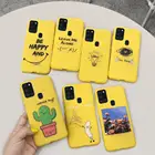 Чехол для Samsung Galaxy A21S, задняя крышка с мультяшным КАКТУСОМ, мягкий силиконовый чехол карамельных цветов для телефона Samsung A21S, A 21S SM-A217F