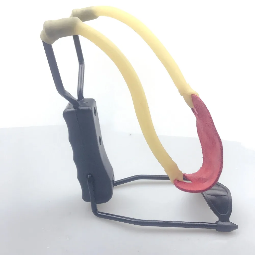 Мощная Рогатка в стиле милитари с поддержкой запястья Латексная лента наружная охотничья из алюминиевого