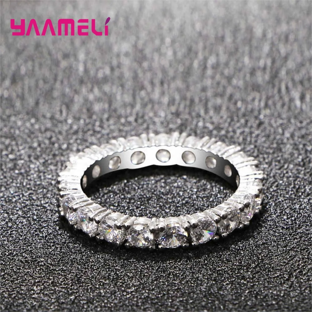 Сверкающие обручальные кольца Стразы с австрийским кристаллом для мужчин и