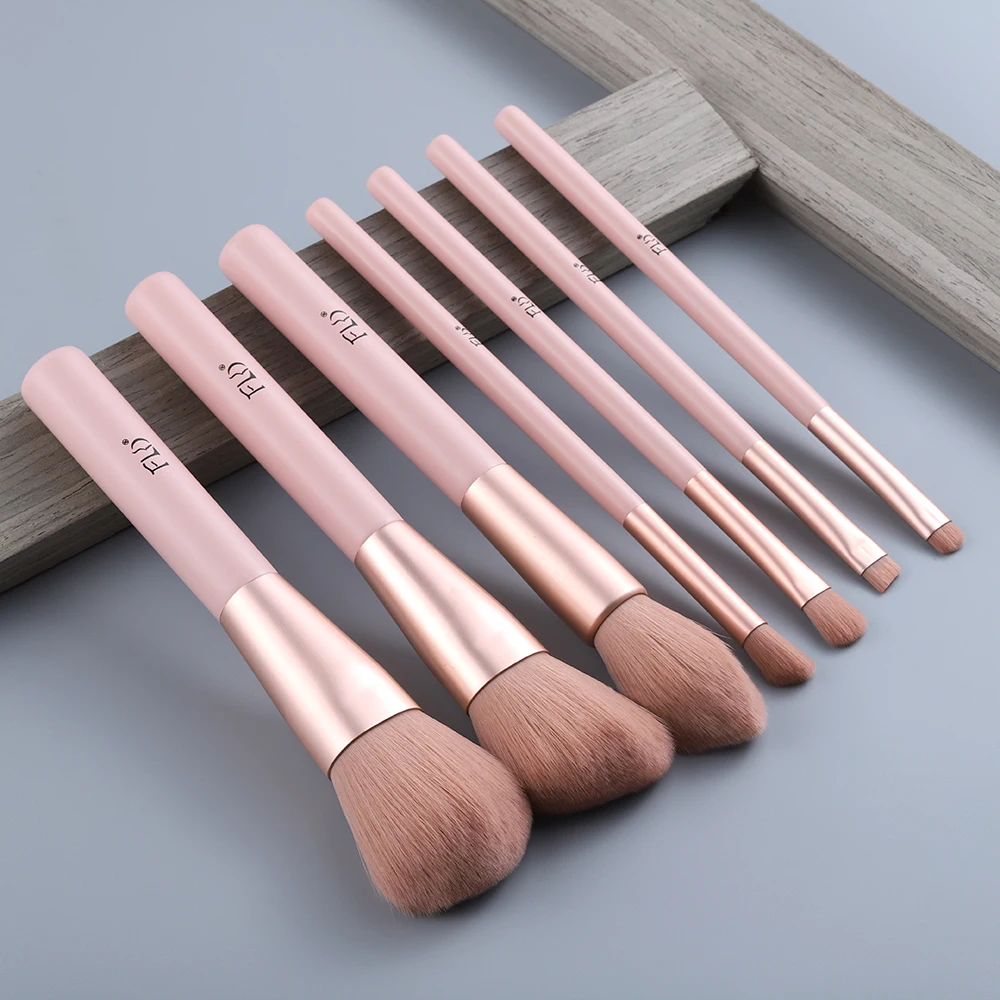 Набор кистей для макияжа FLD 7 шт. супер мягкие натуральные волосы основы пудры