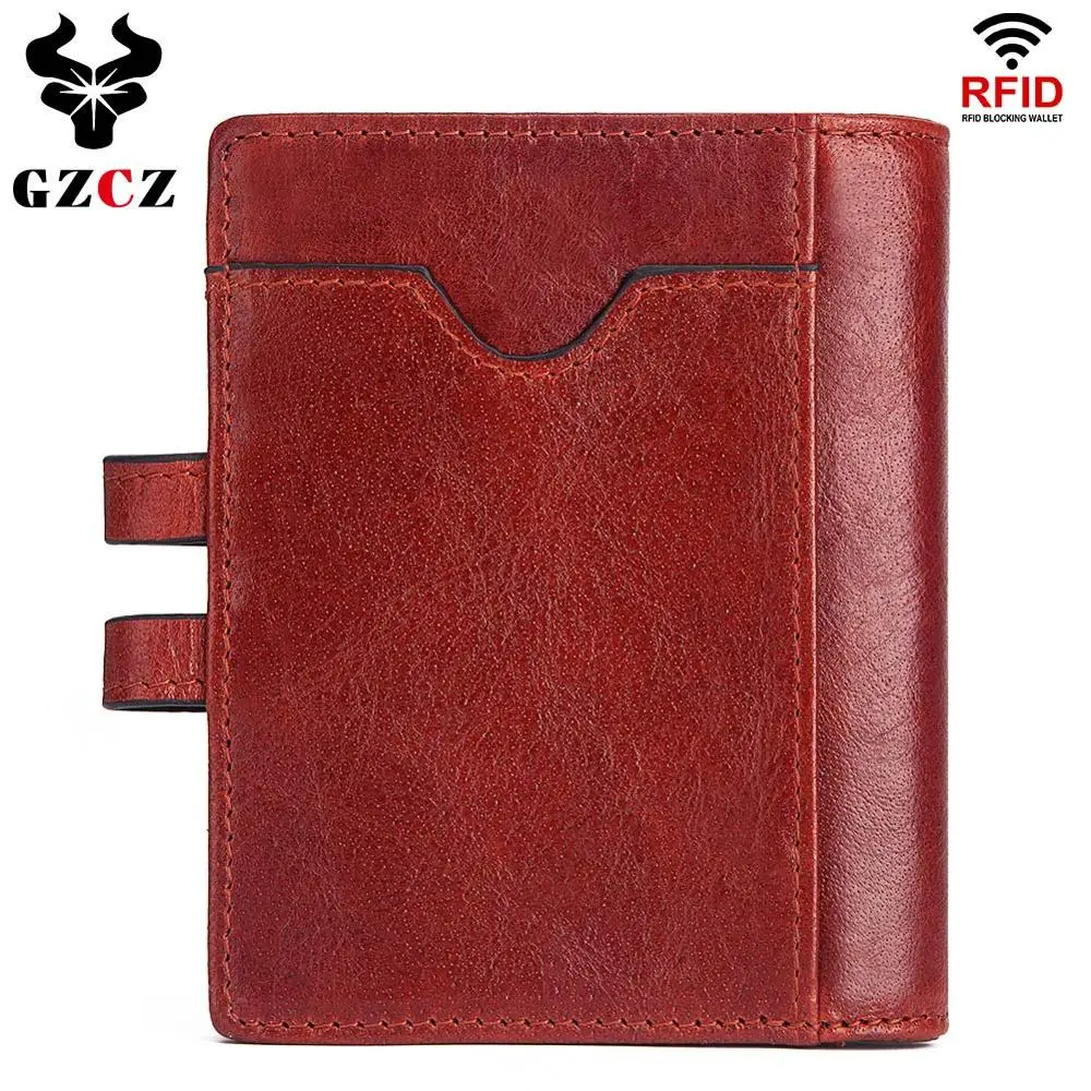 Кошелек GZCZ Женский из натуральной кожи с отделением для карт|Держатели карт и
