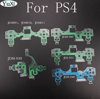YuXi для sony для PS4 Pro тонкий контроллер пластик JDS 040 JDM-040 чехол Передняя Задняя крышка корпус с кнопками мод комплект