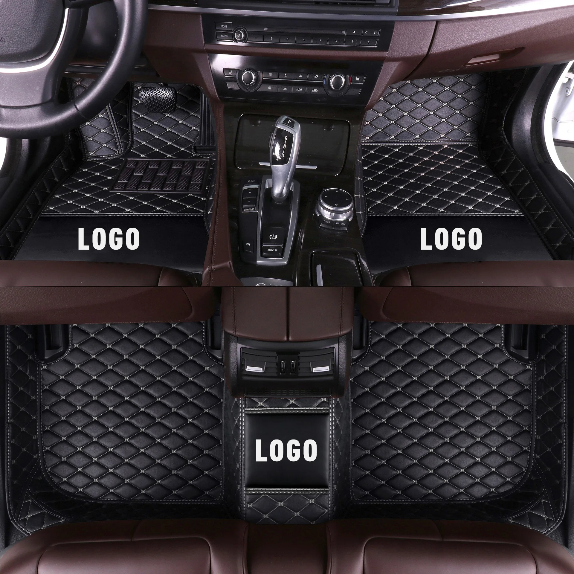 

Custom RHD&LHD Car Floor Mat For Car Logo Mercedes-Benz Class GLC 200 220 250 300 350 AMG 43 63 C253 X253 Accessories Carpet