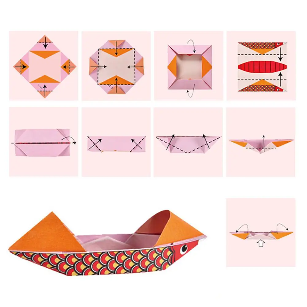 

1Set Children Origami Paper Book for Animal Pattern 3D Puzzle DIY Folding Toy Kids Handmade Kindergarten Arts and Crafts Toys