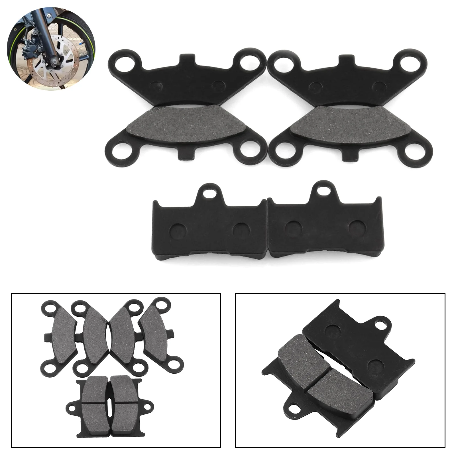 Artudatech передняя + Задняя Тормозная колодка для CF Moto CF500 500CC CF600 600CC X5 X6 X8 U5 ATV UTV|Детали