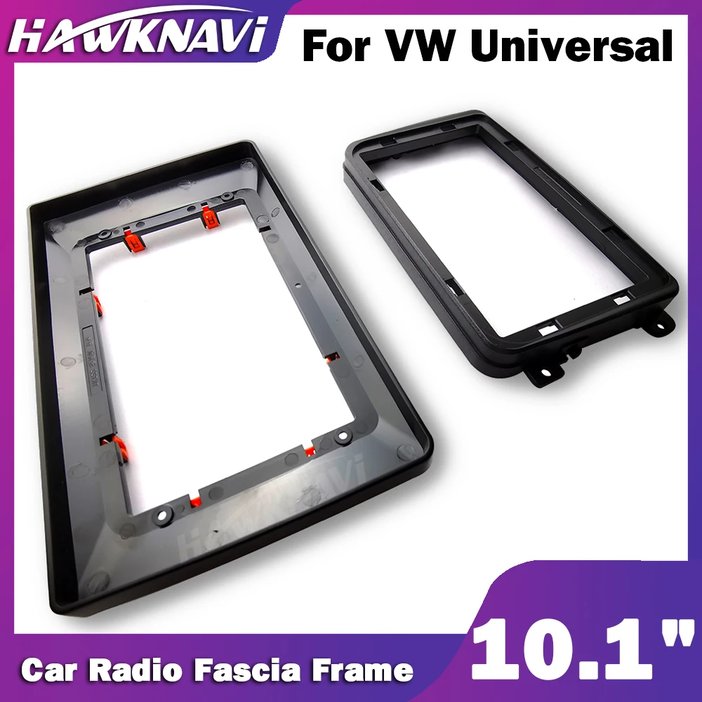 

For Volkswagen VW Passat Golf Pole Tiguan Jetta Amarok Skoda Seat 10.1 inch Car Radio Fascia Frame Panel Trim Kit Stereo
