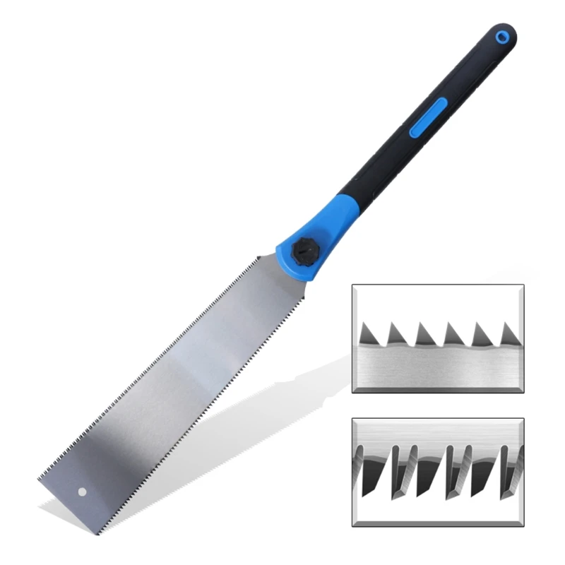 

1 Pc Woodworking Tool SK5 Japanese Double-side Saws 3-edge Teeth Wood Cutter for Tenon Wood Bamboo Plastic Cutting