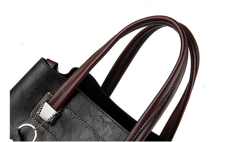 

Bucket Bag For Women Bear Pendant Leather Crossbody Shoulder Ladies Hand Bags Purses And Handbags