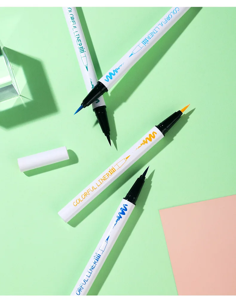 

Hold Makeup Anti-sweat Liquid Eyeliner Pen Student Cool Black Non-smudge Liquid Eyeliner Color Makeup Make-up For Women Eyes